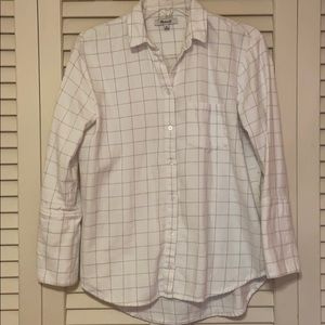 Madewell Windowpane Flannel